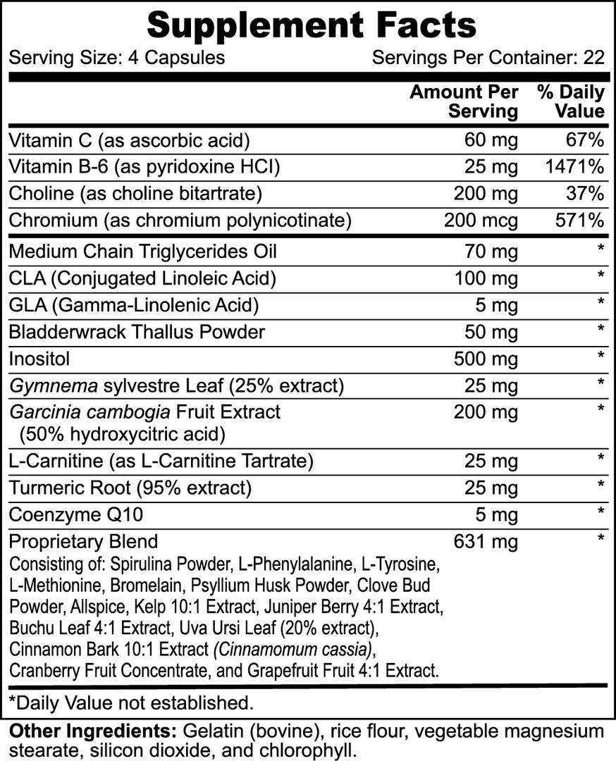 EXERTIQ - Super Fat Burner with MCT