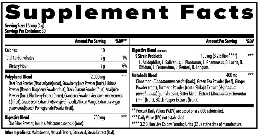 BAM FITennis Reds Superfood