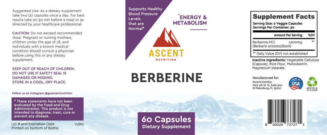 Ascent Nutrition Berberine