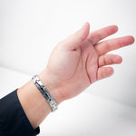 Load image into Gallery viewer, Briochi Sterling EMF Bracelet
