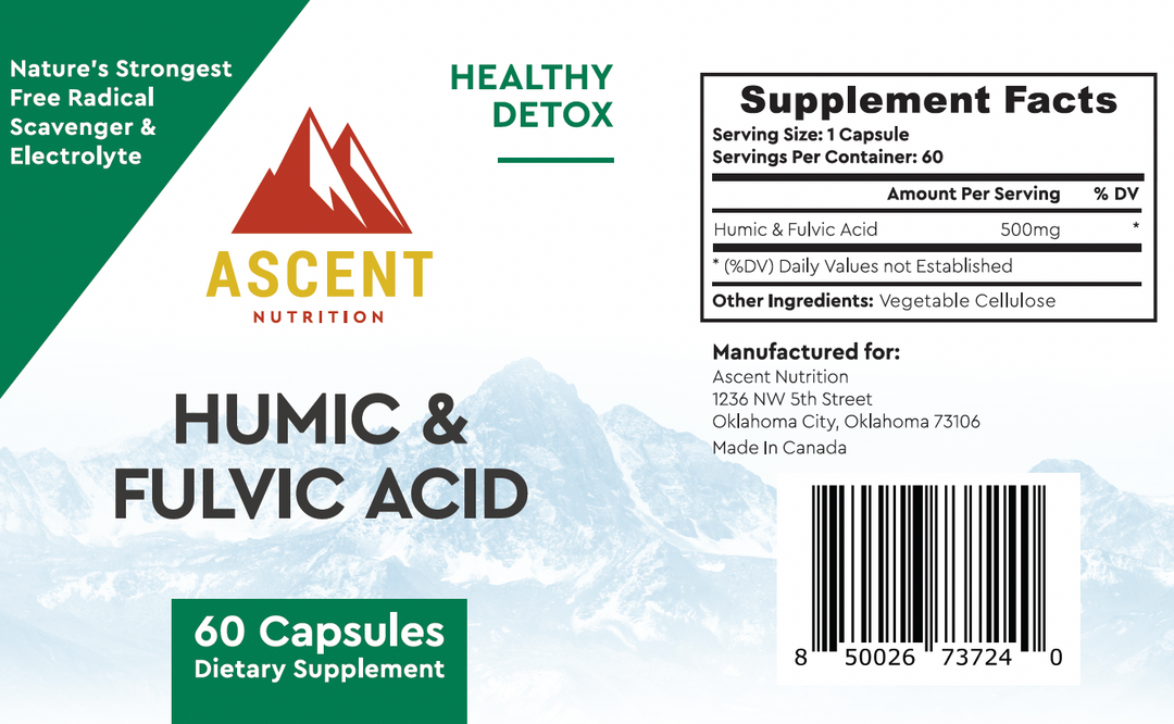 Ascent Nutrition Humic and Fulvic Acid