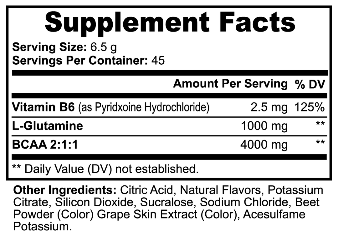 BCAA Post Workout Powder (Honeydew/Watermelon)